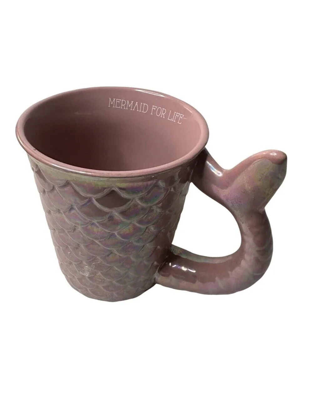 Global Connections 3D Mermaid Coffee Mug Pink